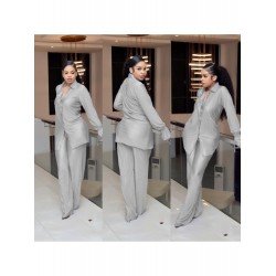 Casual Loose Pure Color Women's Trouser Suits  Casual Loose Pure Color Women's Trouser Suits