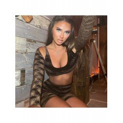 Fashion Printing Crop Top And Shorts Women's Suits  Fashion Printing Crop Top And Shorts Women's Suits