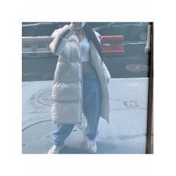 Winter Ladies White Long Down Coats Winter Ladies White Long Down Coats