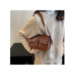 PU Pure Color Women's Shoulder Bag  PU Pure Color Women's Shoulder Bag