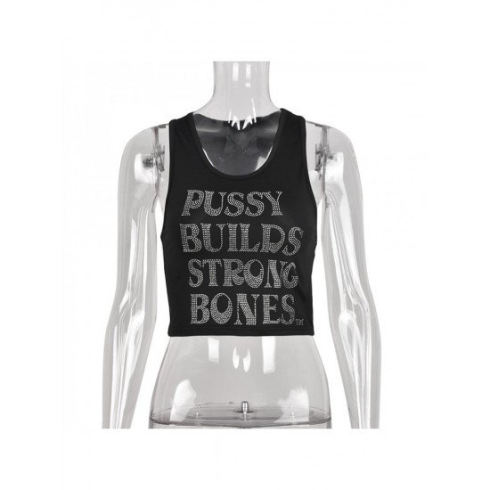  2024 Summer Letter Hot Drilling Women's Tank