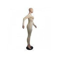 Casual Solid Long Sleeve Women Jumpsuits