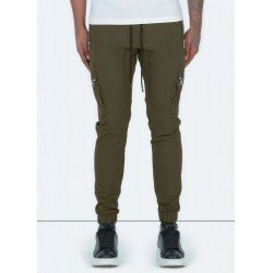 Casual Black Zip Pocket Pencil Pants For Men Casual Black Zip Pocket Pencil Pants For Men