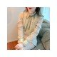  2024 Fall Elegant Bow Women's Long Sleeve Shirt