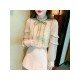 2024 Fall Elegant Bow Women's Long Sleeve Shirt