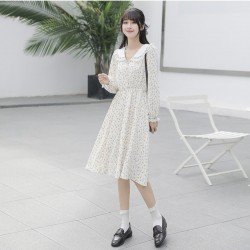 2024 New Floral Women's Long Sleebve Dress