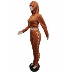 Casual Loose Pure Color Women's Trouser Suit  Casual Loose Pure Color Women's Trouser Suit