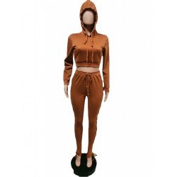 Casual Loose Pure Color Women's Trouser Suit  Casual Loose Pure Color Women's Trouser Suit