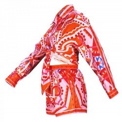  Fashion Printing Strap Shirt And Shorts Women's Sets