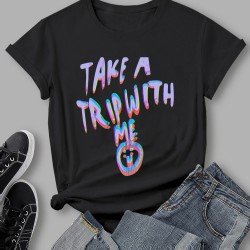 Women Letter Printed Tee Shirts