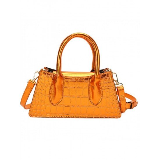  2024 New Pure Color PU Versatile Bag