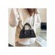  2024 New Pure Color PU Versatile Bag