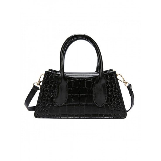  2024 New Pure Color PU Versatile Bag