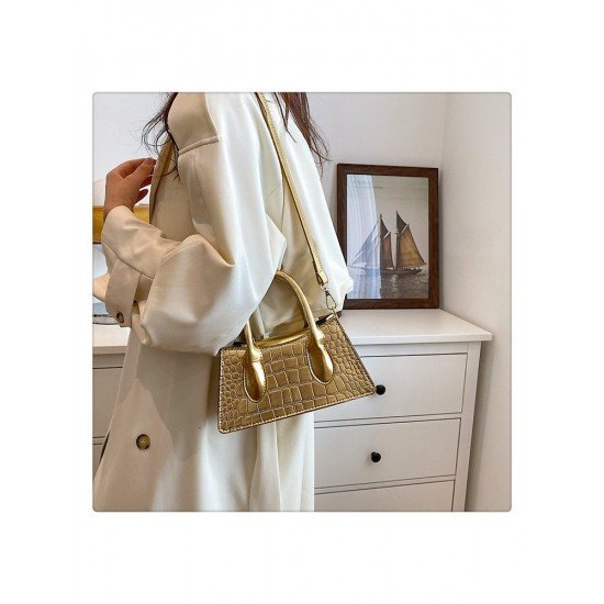  2024 New Pure Color PU Versatile Bag