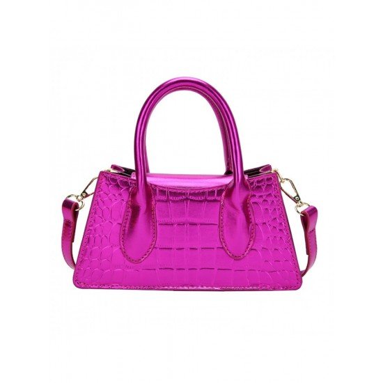  2024 New Pure Color PU Versatile Bag