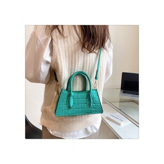  2024 New Pure Color PU Versatile Bag