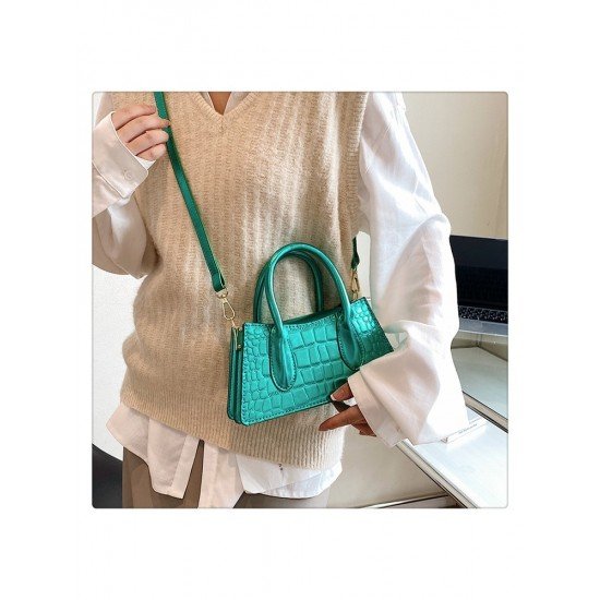  2024 New Pure Color PU Versatile Bag