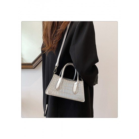  2024 New Pure Color PU Versatile Bag