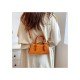  2024 New Pure Color PU Versatile Bag