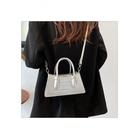  2024 New Pure Color PU Versatile Bag
