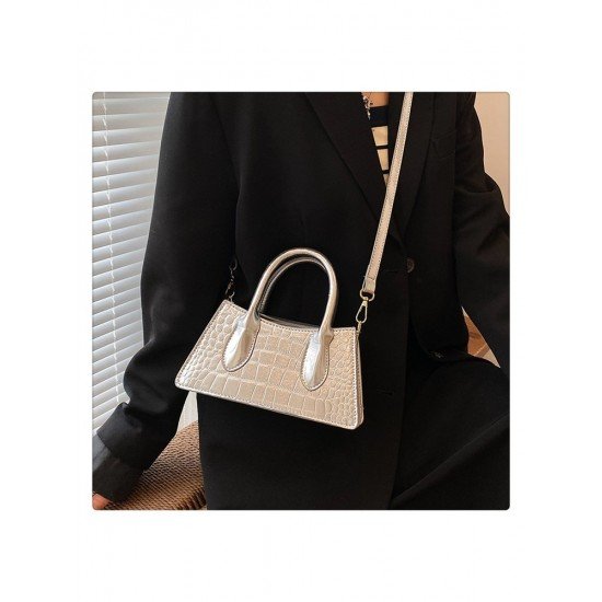  2024 New Pure Color PU Versatile Bag