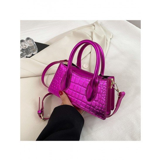  2024 New Pure Color PU Versatile Bag