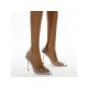  PU New Rivet Stiletto High Heels For Ladies