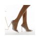  PU New Rivet Stiletto High Heels For Ladies