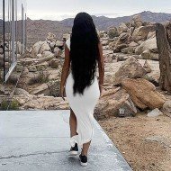 Casual White One Shoulder Slit Maxi Dress