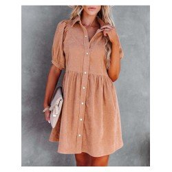 Summer Pure Color Women's Long Sleeve Dress  Summer Pure Color Women's Long Sleeve Dress