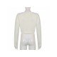  2024 Pure Color V-Neck Women's Long Sleeve Sweaters