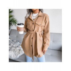 Spring Solid Black Coats For Women Spring Solid Black Coats For Women