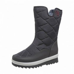  Pure Color Snow Boots For Women