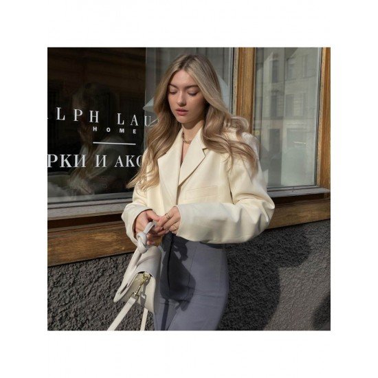  2024 Pure Color Casual Short Suit Coats