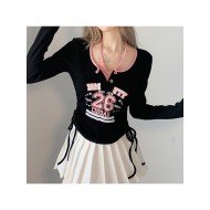  2024 New Letter Printing Long Sleeve Top