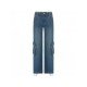  2024 Low Waist Pure Color Women's Denim Jeans