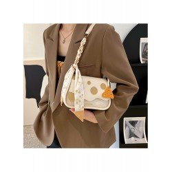 PU Foreign Contrast Color Shoulder Bag For Women  PU Foreign Contrast Color Shoulder Bag For Women