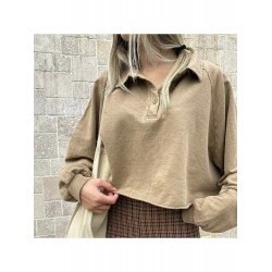 Casual Solid Loose Sweatshirts For Women
