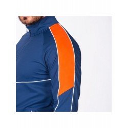 Leisure Colorblock Zipper Men's Long Suits  Leisure Colorblock Zipper Men's Long Suits