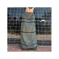 Stylish Zip Loose Maxi Skirts For Women