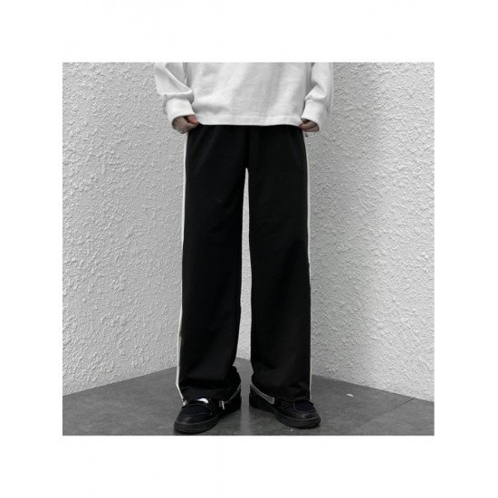  2024 Loose Striped Contrast Color Casual Pants