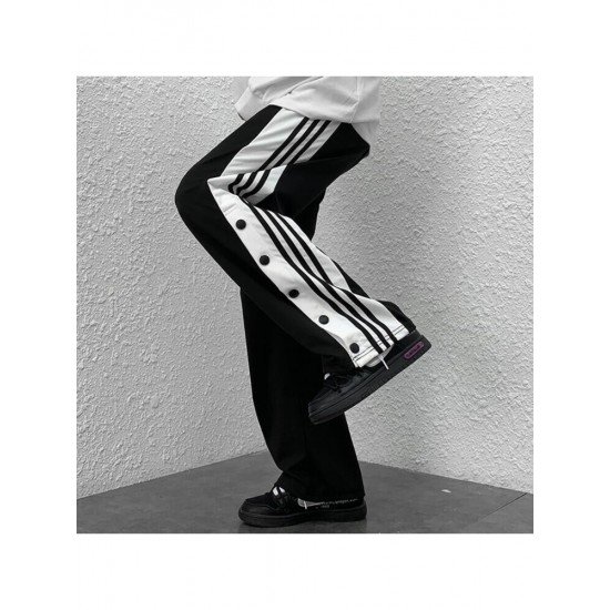  2024 Loose Striped Contrast Color Casual Pants