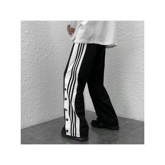  2024 Loose Striped Contrast Color Casual Pants