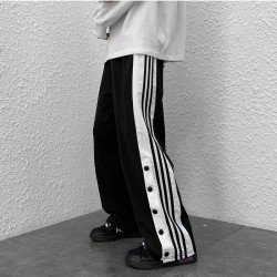  2024 Loose Striped Contrast Color Casual Pants