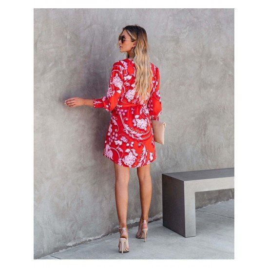 Fall Casual Loose Long Sleeve Dresses