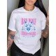 Ladies Animal Print Graphic Top T Shirts