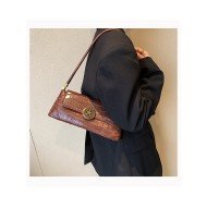  2024 PU Pure Color Underarm Bags