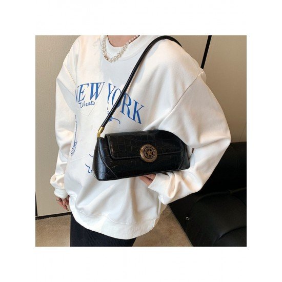  2024 PU Pure Color Underarm Bags