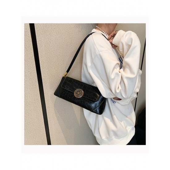  2024 PU Pure Color Underarm Bags
