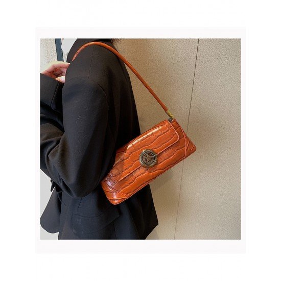  2024 PU Pure Color Underarm Bags